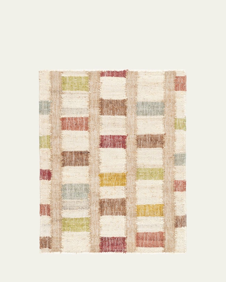 Mosaic Multi Handwoven Rug, 5' x 8'